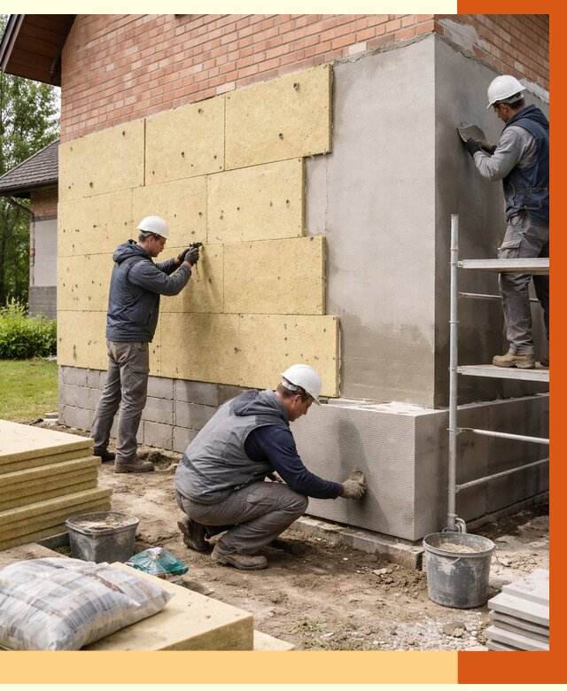 Утепление частного дома в Алейске под ключ от 7733 руб/м2 — недорого | ТепломастерЛук