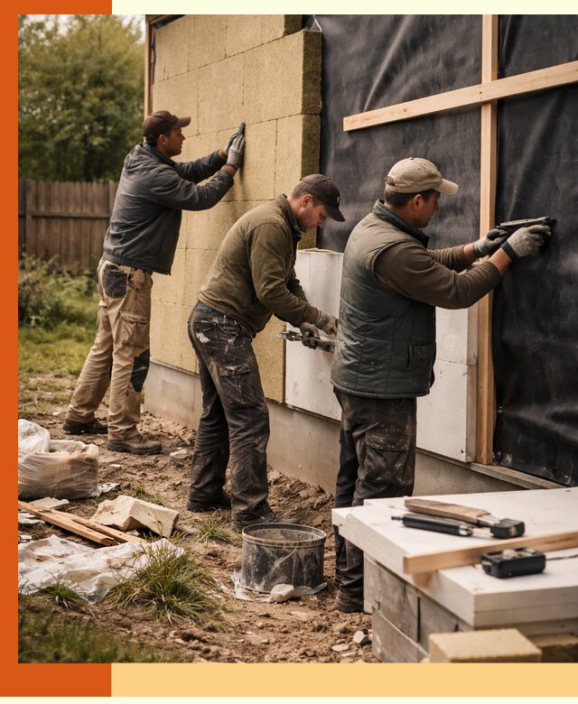 Утепление дачного дома под ключ в Алейске