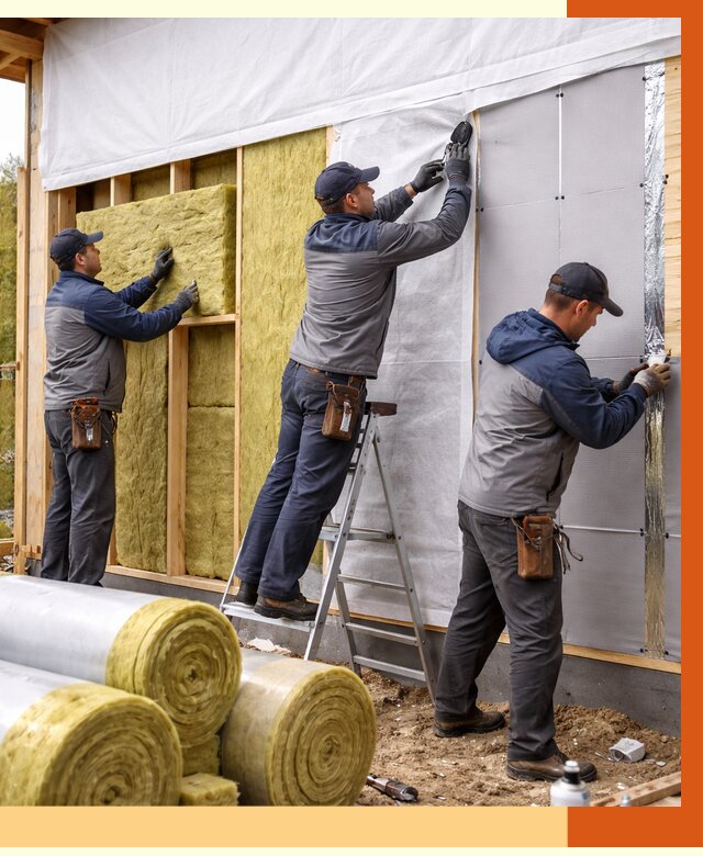 Утепление каркасного дома в Алейске от 4331 руб./м2 — профессионально | ТепломастерЛук