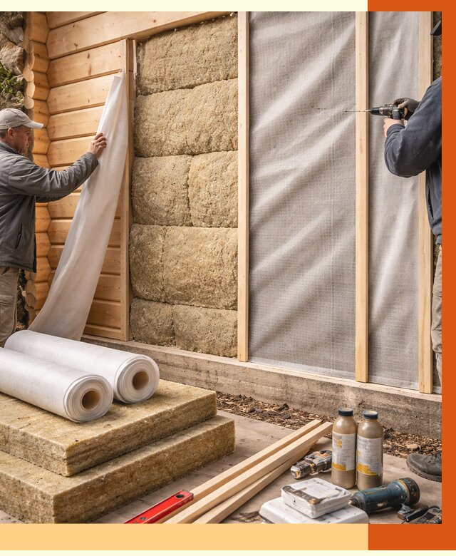 Утепление дома из минибруса в Алейске от 4640 руб/м2 — заказать профессионально | ТепломастерЛук