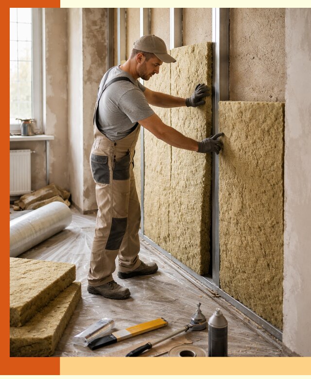 Утепление квартиры в Алейске — комплексная теплоизоляция стен и полов