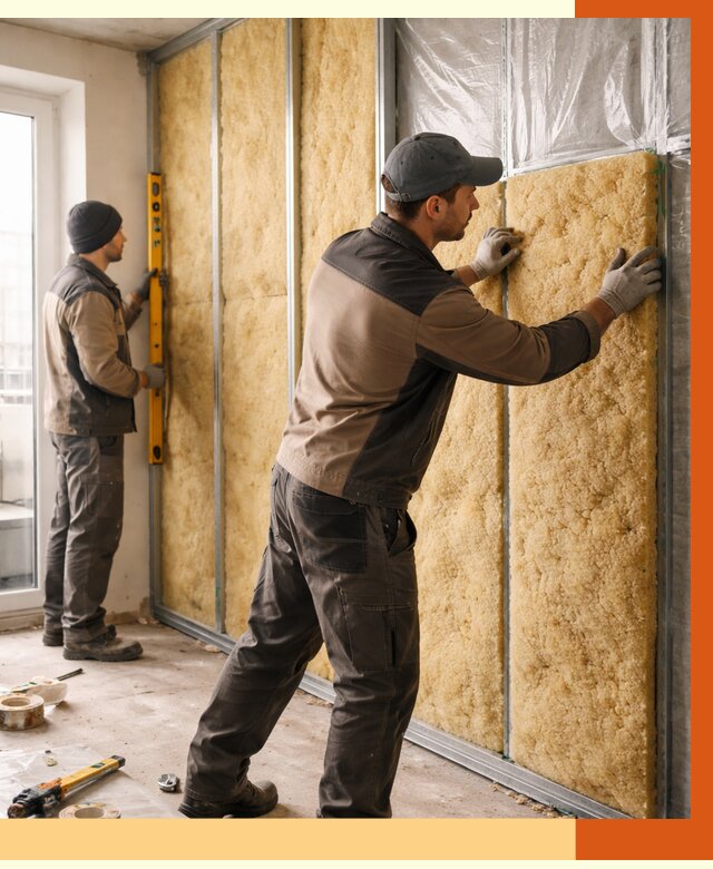 Утепление квартиры изнутри в Алейске от 4485 руб. за м2 | Проф. работы ТепломастерЛук