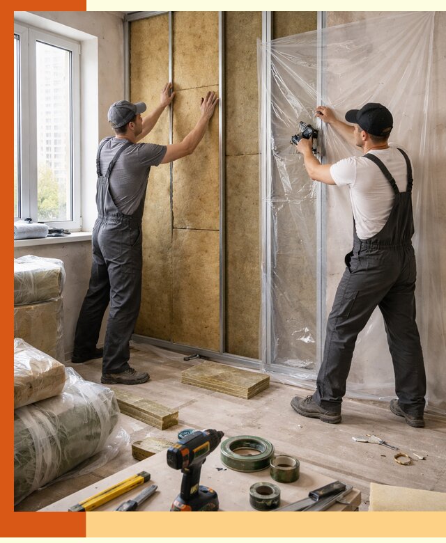 Утепление квартиры изнутри профессионально в Алейске