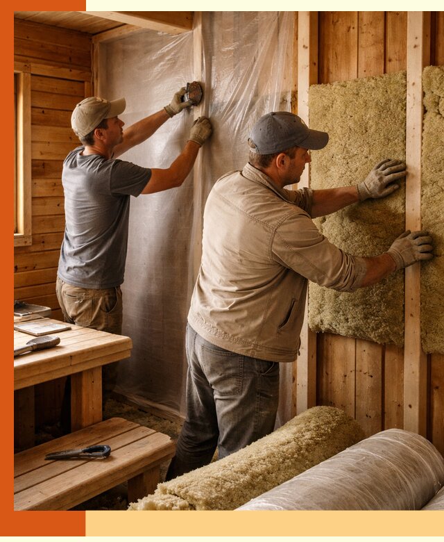 Утепление бани изнутри в Алейске качественно и недорого