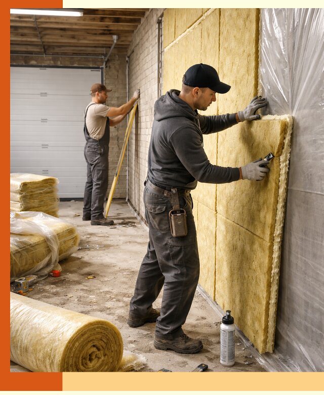 Утепление гаража под ключ в Алейске — все виды теплоизоляции