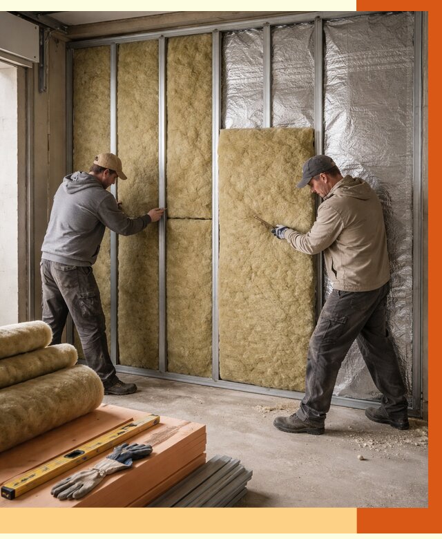 Утепление гаража изнутри в Алейске от 7733 руб/м2 — работы и цена | ТепломастерЛук