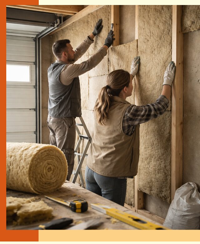 Утепление гаража изнутри в Алейске: быстро и надежно