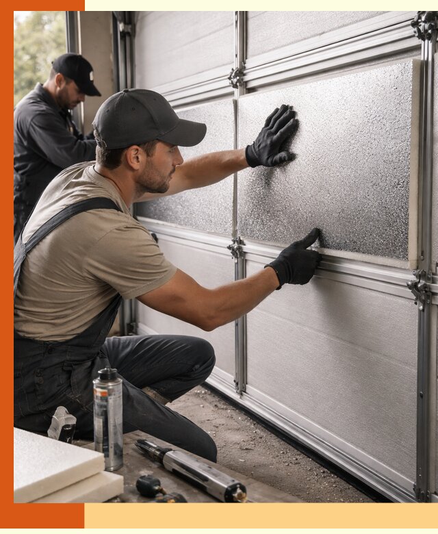 Утепление гаражных ворот в Алейске качественно и надежно