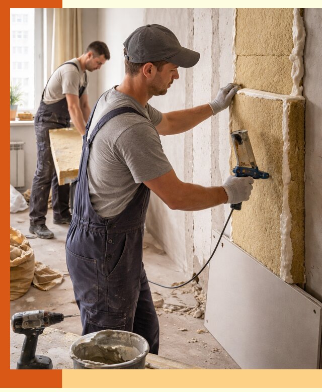 Утепление стен изнутри в Алейске — качественно и эффективно