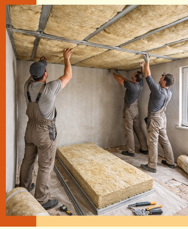 Утепление потолка в Алейске — тепло и без сквозняков