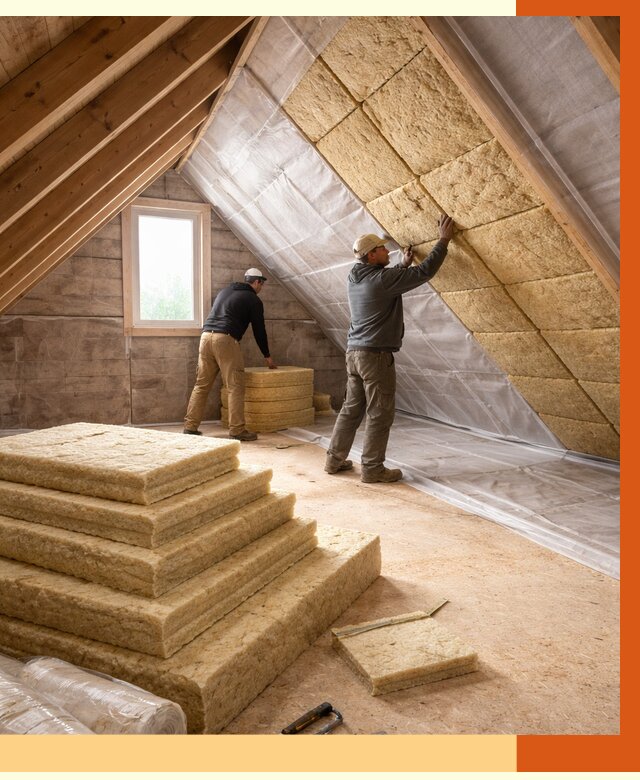 Утепление мансарды в Алейске от 2578 руб/м2 — комплексно и под ключ | ТепломастерЛук