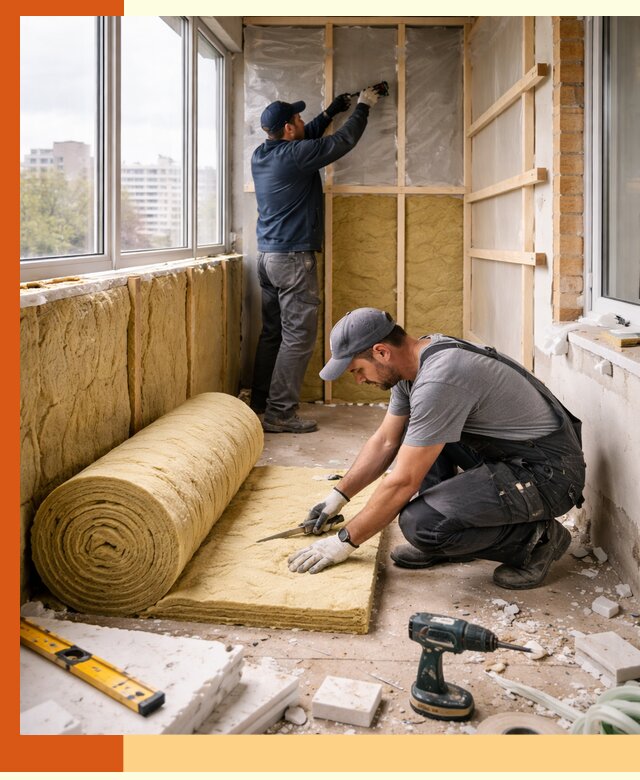 Утепление балкона под ключ в Алейске качественно и быстро