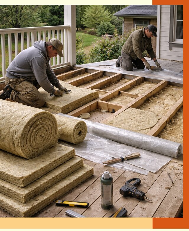 Утепление террасы в Алейске от 4331 руб./м2 — утеплить террасу под ключ | ТепломастерЛук