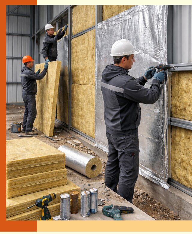 Утепление металлического ангара профессионально в Алейске