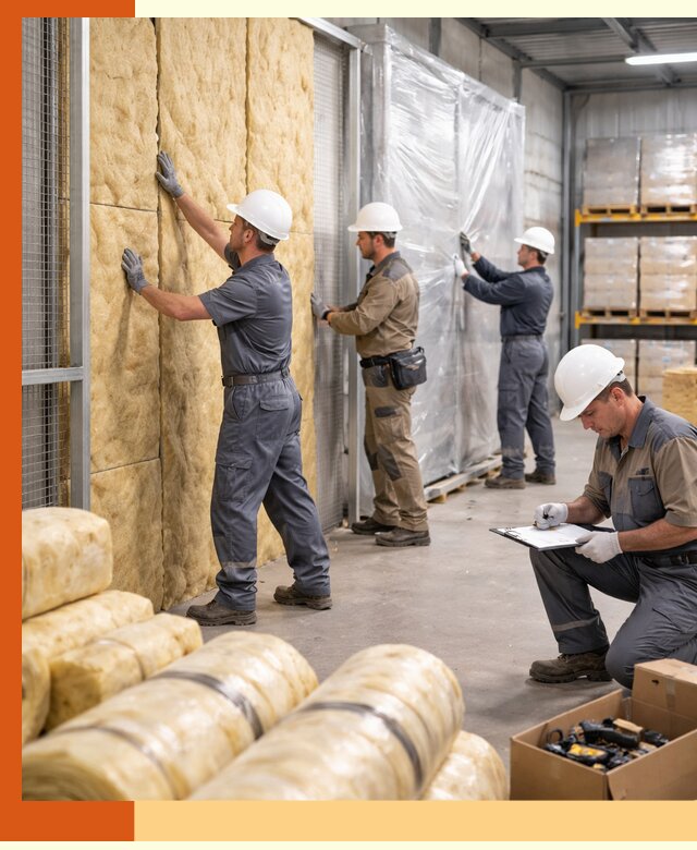 Утепление склада готовой продукции в Алейске качественно и быстро