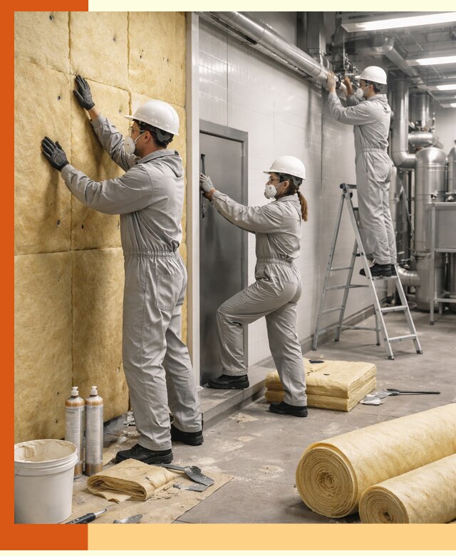 Утепление пищевого цеха под ключ в Алейске