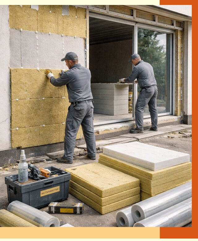 Утепление торгового павильона в Алейске от 14951 руб./м² под ключ | ТепломастерЛук