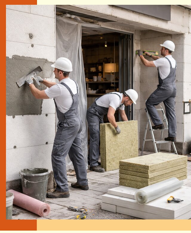 Утепление кафе в Алейске: профессиональная теплоизоляция и монтаж