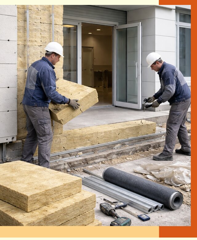 Утепление медицинского центра в Алейске под ключ от 12889 руб./м² | ТепломастерЛук