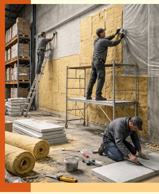 Утепление холодного склада под ключ в Алейске