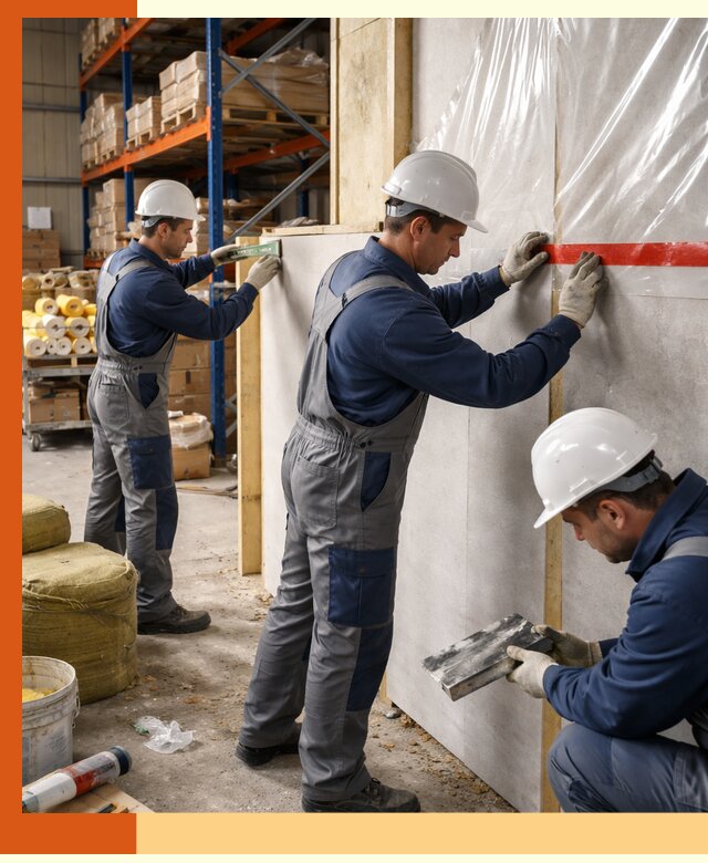 Утепление теплого склада под ключ в Алейске