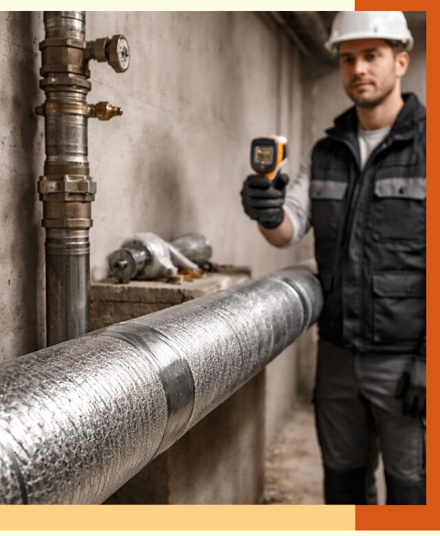 Утепление труб водоснабжения в Алейске от 8764 руб. за м² — услуги ТепломастерЛук