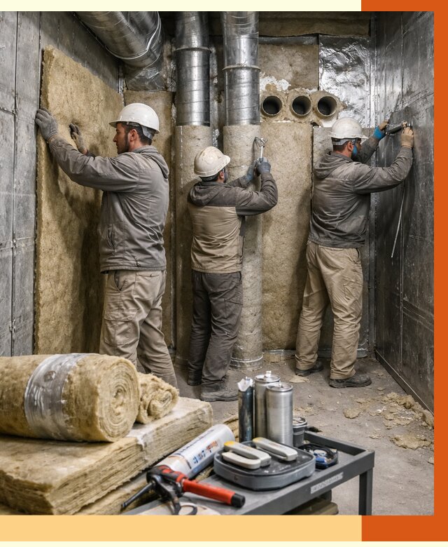 Утепление венткамеры в Алейске под ключ от 1495 руб. — профессионально | ТепломастерЛук