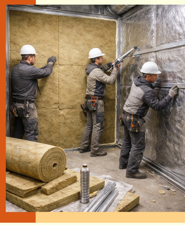 Утепление венткамеры в Алейске — качественная теплоизоляция и шумопоглощение