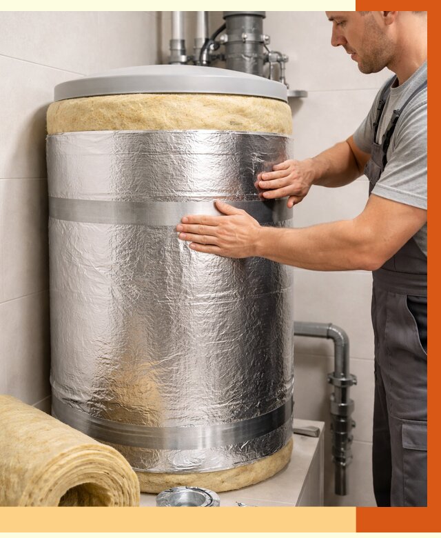 Утепление бойлера в Алейске от 4640 руб. под ключ | Утепление ППУ | ТепломастерЛук