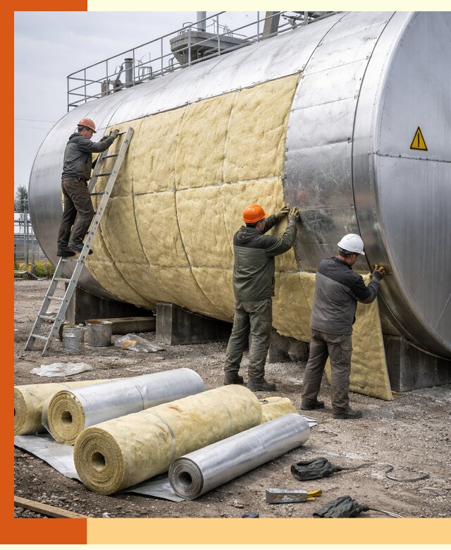 Утепление резервуаров с топливом в Алейске надежно и экономично