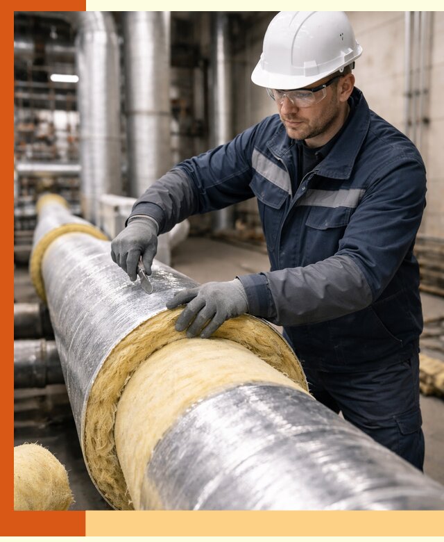 Утепление технологического оборудования и заводских установок в Алейске