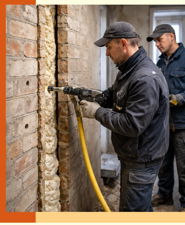 Межстеновое утепление пенополиуретаном в Алейске