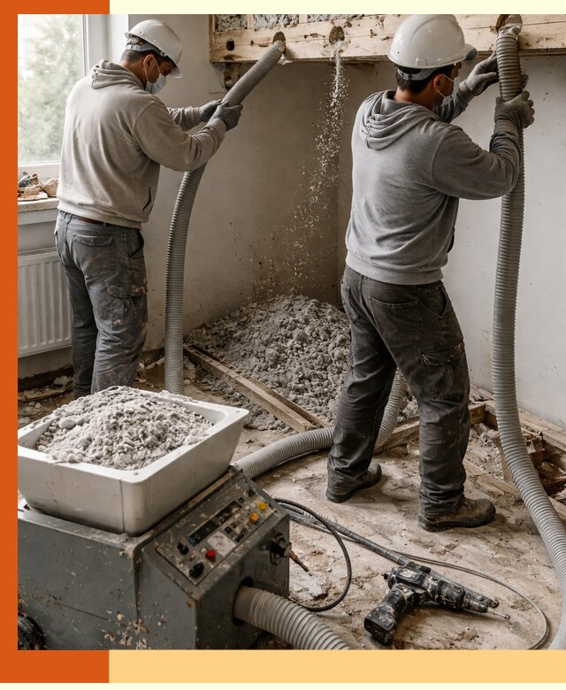 Заполнение пустот перекрытий пеной и наполнителями в Алейске