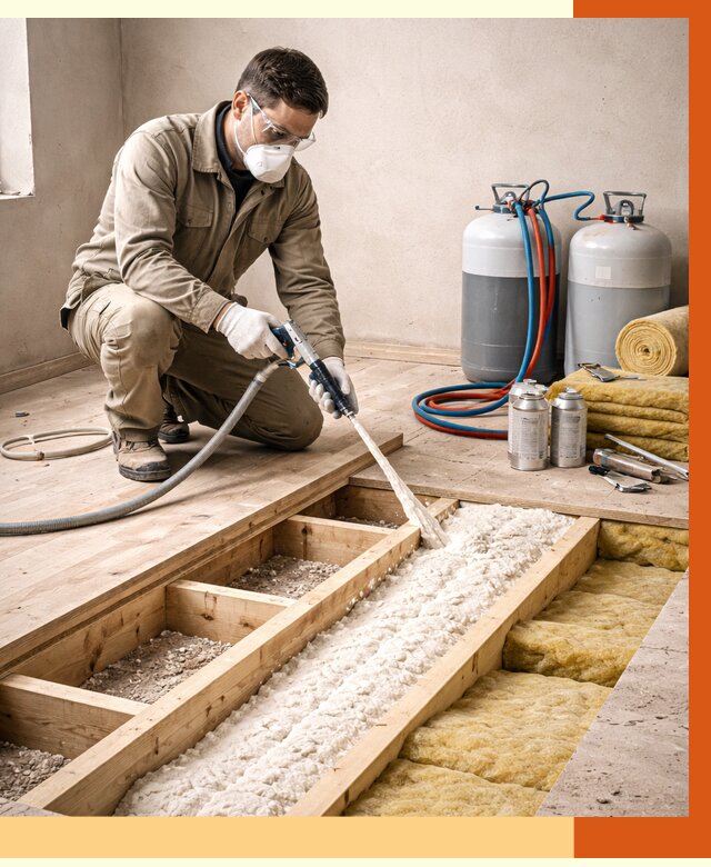 Заполнение полостей межэтажного перекрытия в Алейске от 4331 руб. | ТепломастерЛук