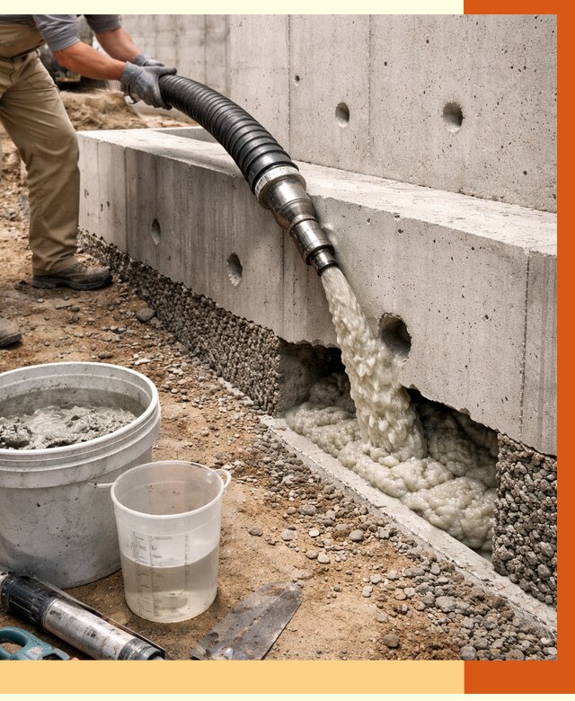 Заполнение полостей фундамента в Алейске от 7011 руб. под ключ | ТепломастерЛук