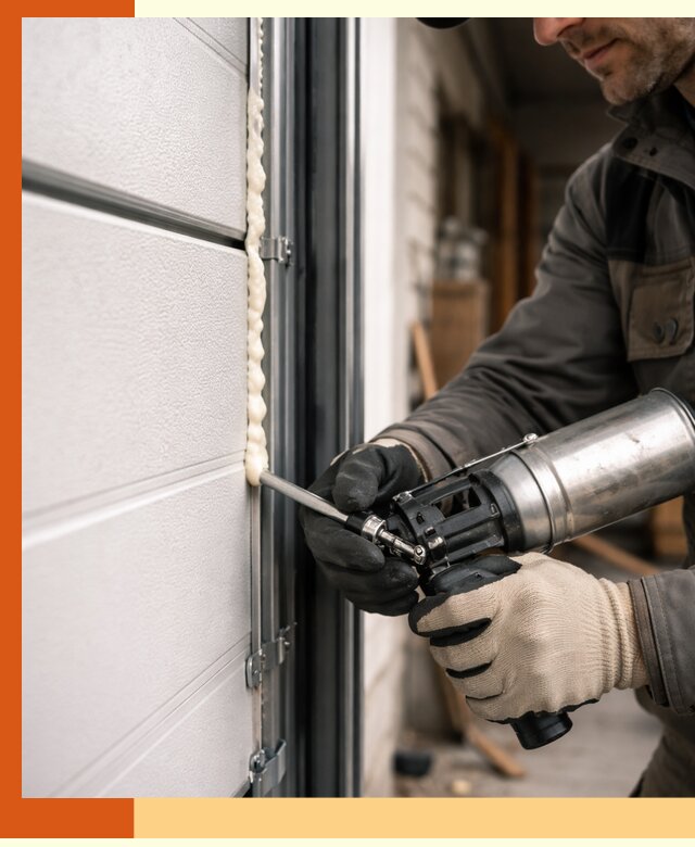 Заполнение пустот ворот в Алейске профессионально и герметично