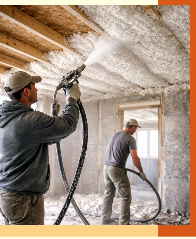 Утепление пеноизолом в Алейске от 1650 руб./м2 под ключ | ТепломастерЛук