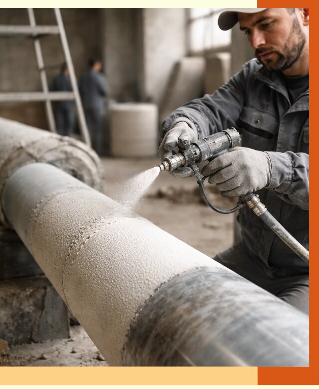 Утепление труб жидкой теплоизоляцией в Алейске от 7733 руб. под ключ | ТепломастерЛук