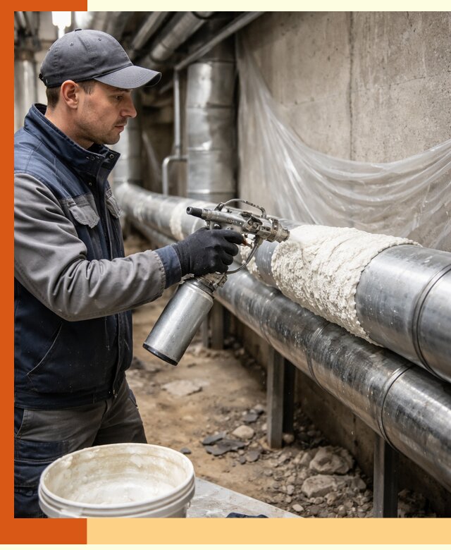 Утепление труб жидкой теплоизоляцией в Алейске