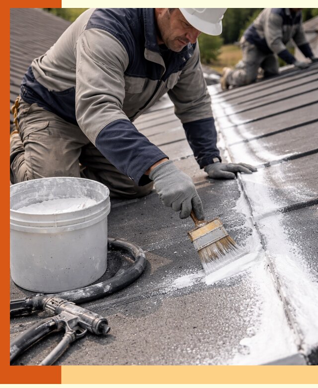 Утепление кровли жидкой теплоизоляцией в Алейске