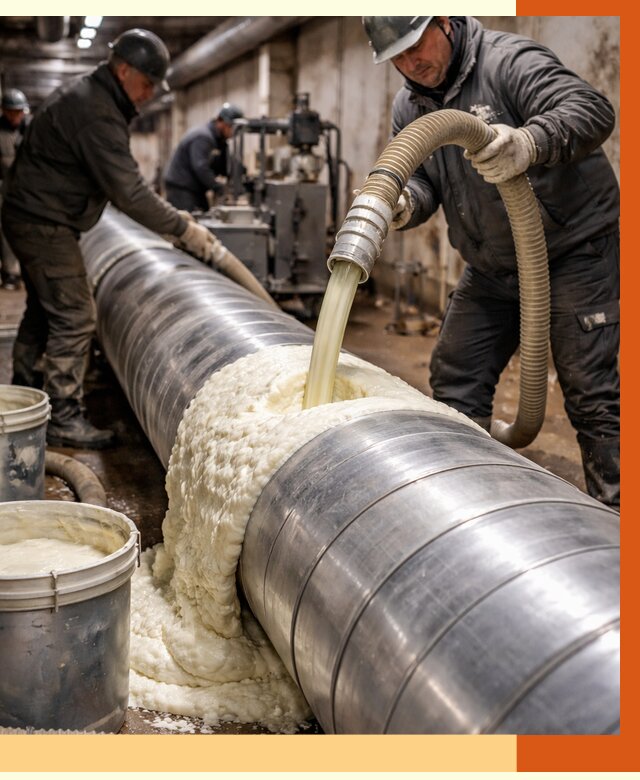 Утепление теплотрассы жидкой теплоизоляцией в Алейске от 4331 руб. | ТепломастерЛук