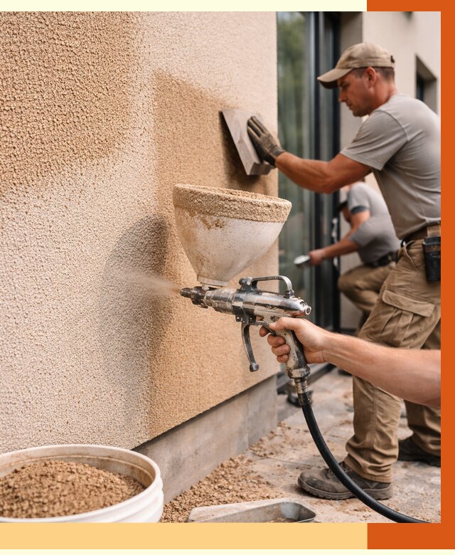 Утепление фасада жидкой пробкой в Алейске от 4949 руб./м² под ключ | ТепломастерЛук