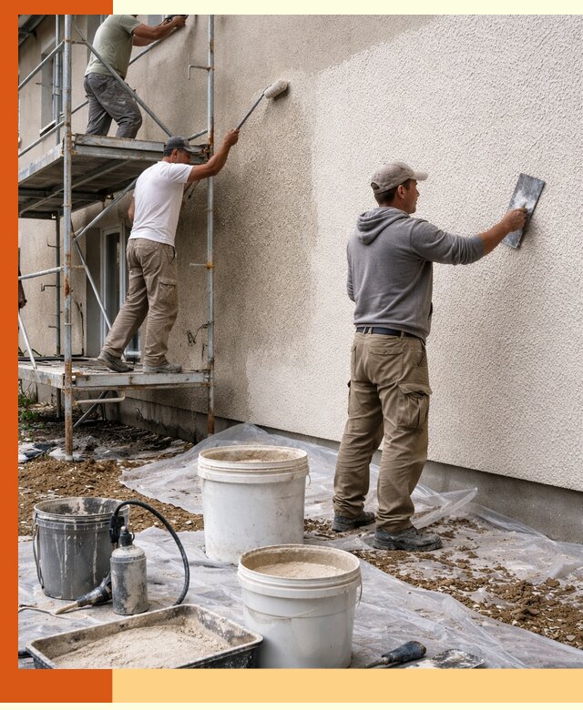 Утепление фасада жидкой пробкой в Алейске