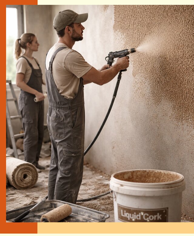 Утепление стен жидкой пробкой в Алейске эффективное и долговечное