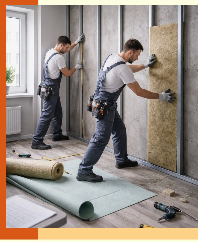 Шумоизоляция квартиры под ключ в Алейске — профессионально и гарантированно