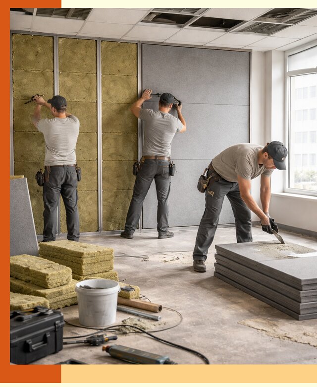 Профессиональная шумоизоляция офисов в Алейске для комфорта сотрудников