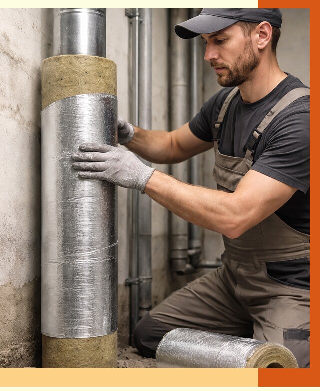 Шумоизоляция труб в Алейске от 1237 руб. — шумоподавление и звукоизоляция труб | ТепломастерЛук