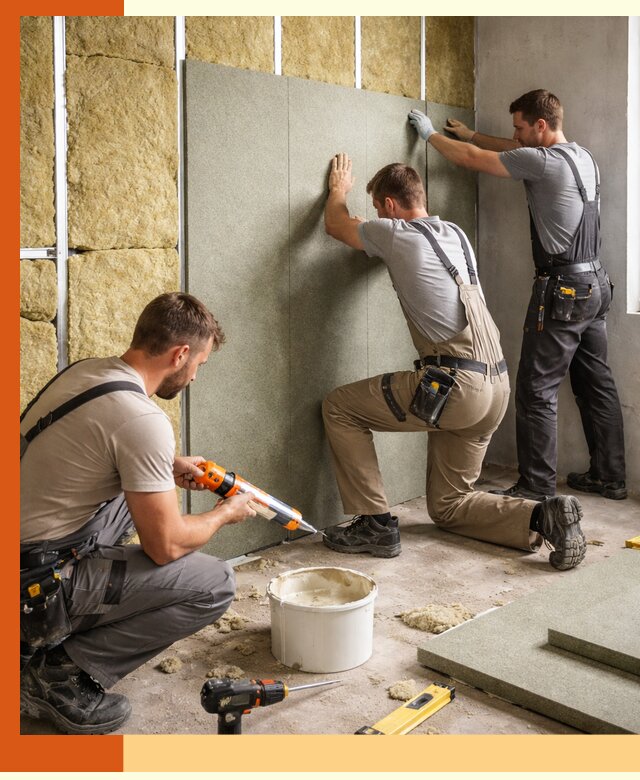 Профессиональная шумоизоляция стен в Алейске для квартир и домов