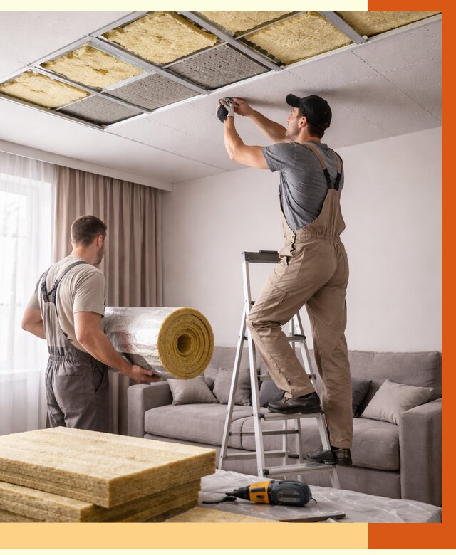 Шумоизоляция потолка в Алейске от 2320 руб. под ключ | Профессионально — ТепломастерЛук