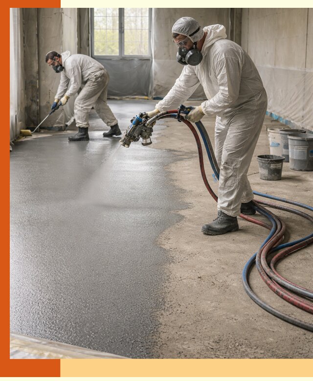 Гидроизоляция полимочевиной полов и конструкций в Алейске